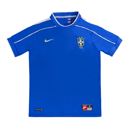 Retro 1998 Brazil Away Soccer Jersey