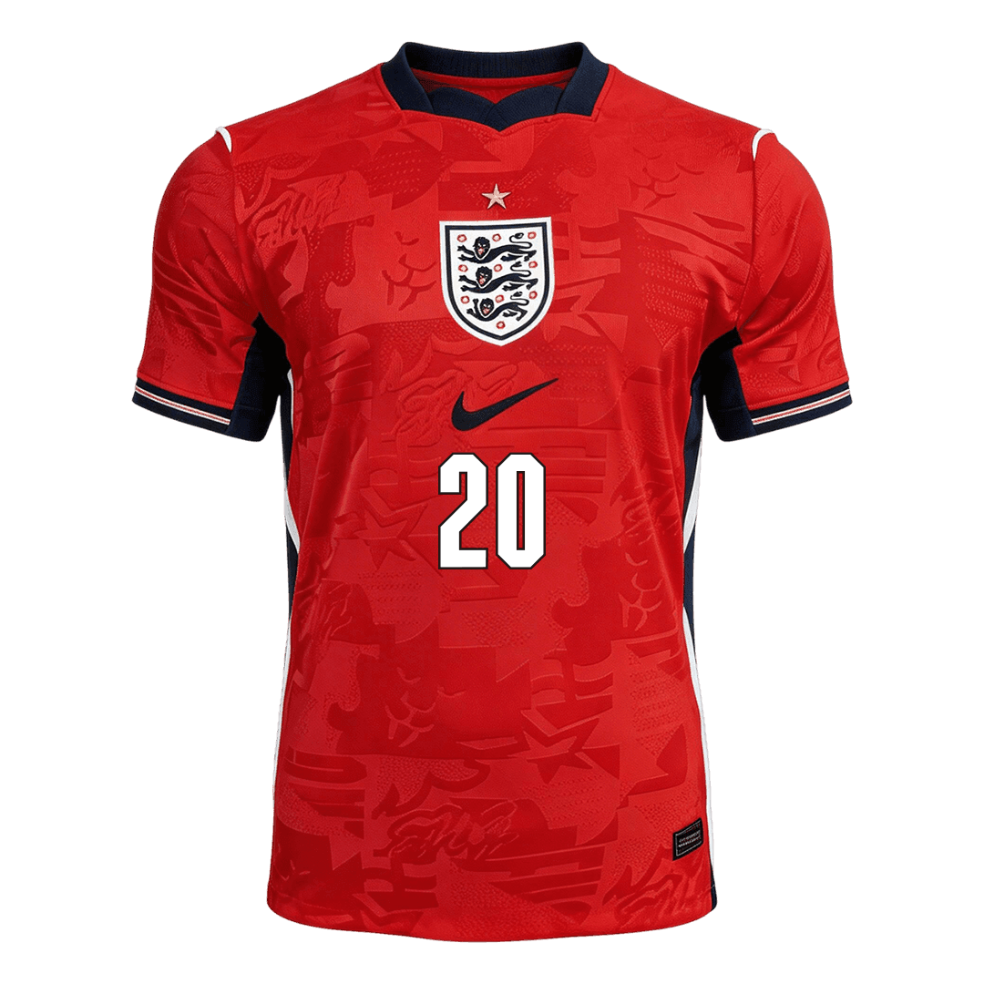 PALMER #20 England Away Player Version Jersey World Cup 2026