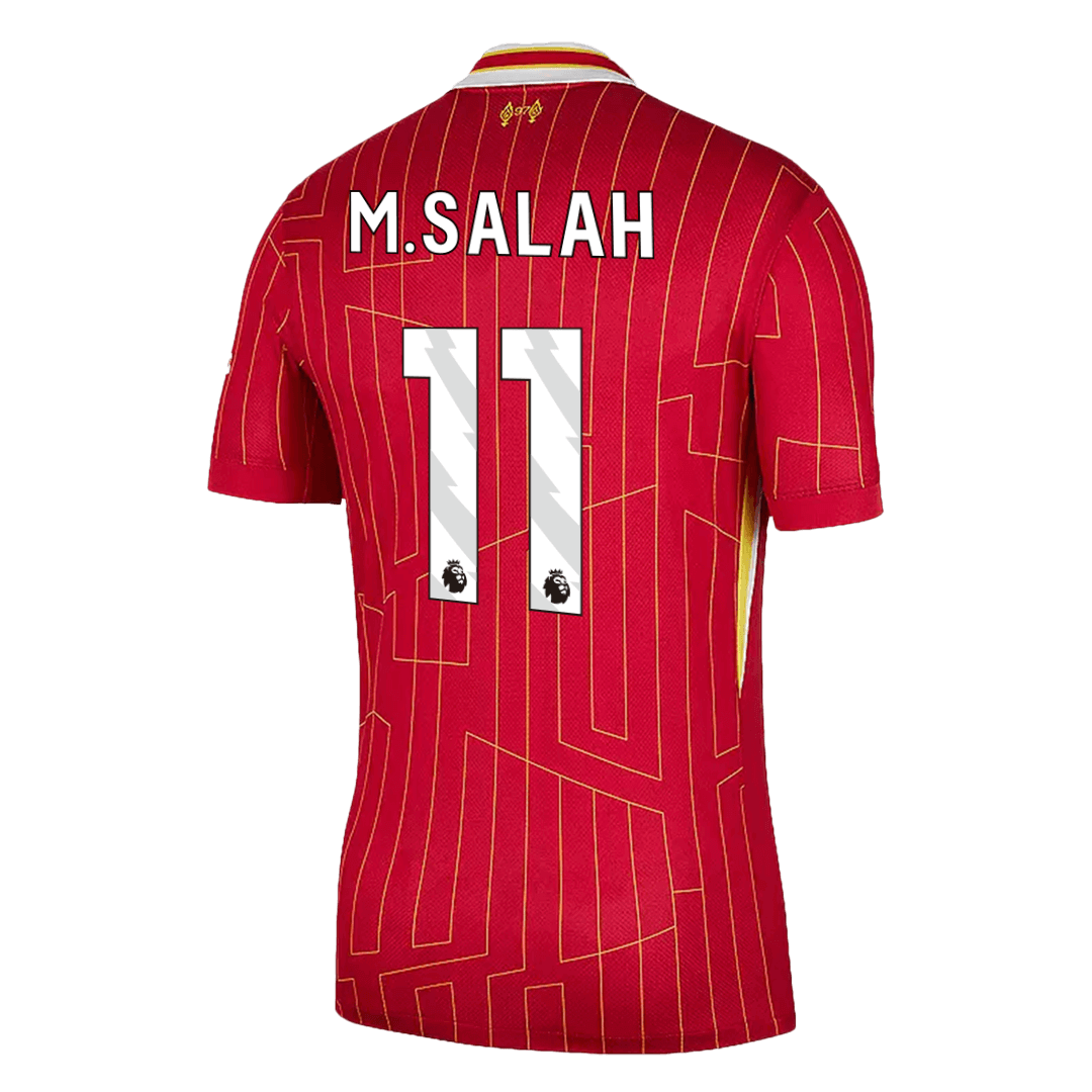 M.SALAH #11 Liverpool Home soccer jersey 2024/25