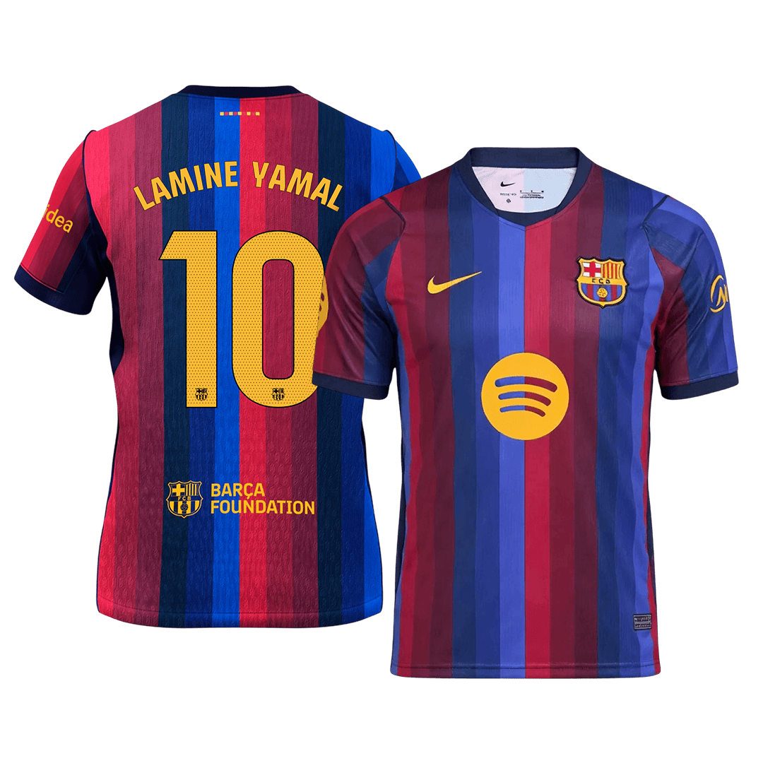 LAMINE YAMAL #10 Barcelona Home Soccer Jersey 2026/27