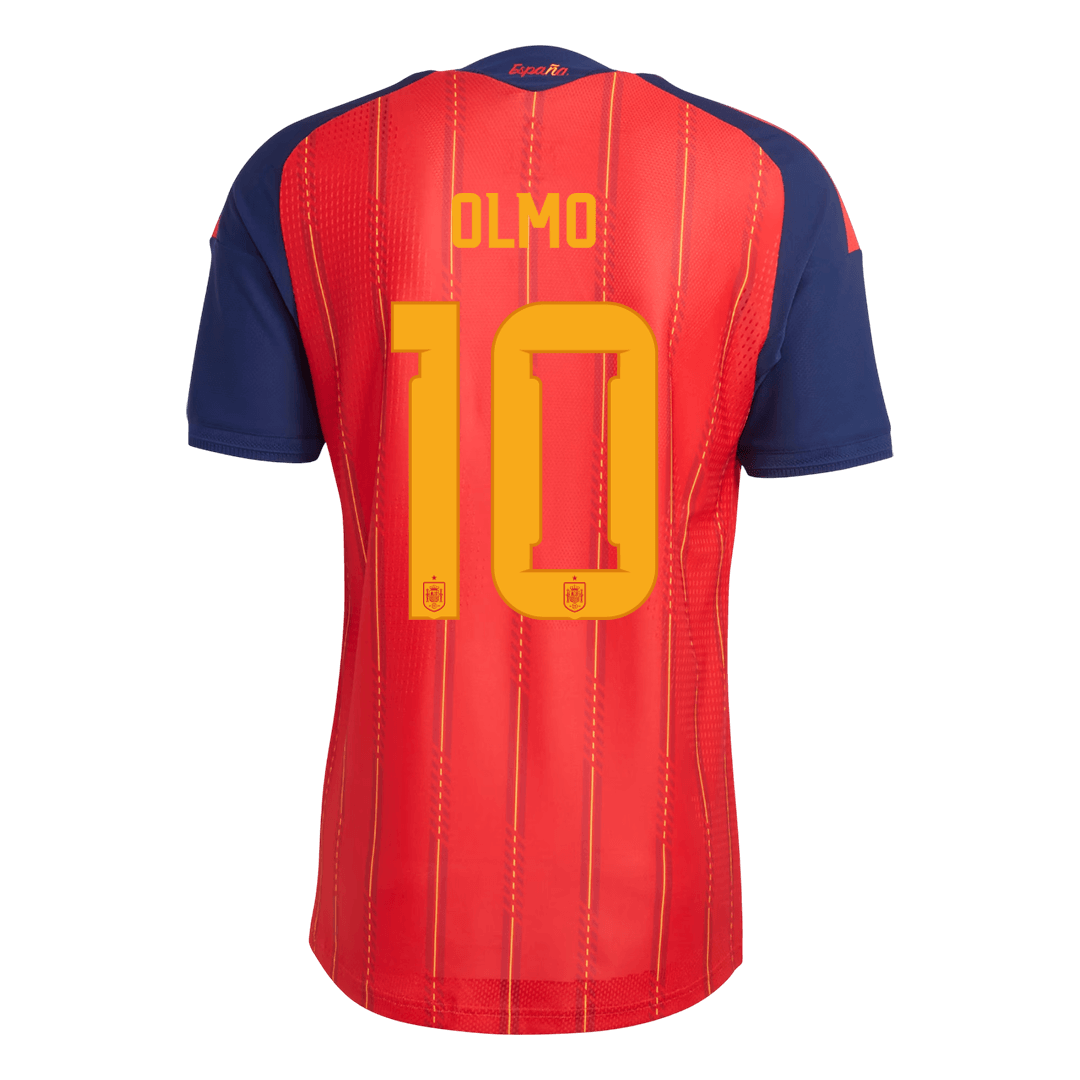 OLMO #10 Spain Home Player Version Jersey World Cup 2026