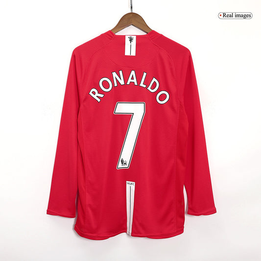 Manchester United Jersey Custom Home Soccer Jersey RONALDO #7 2007/08