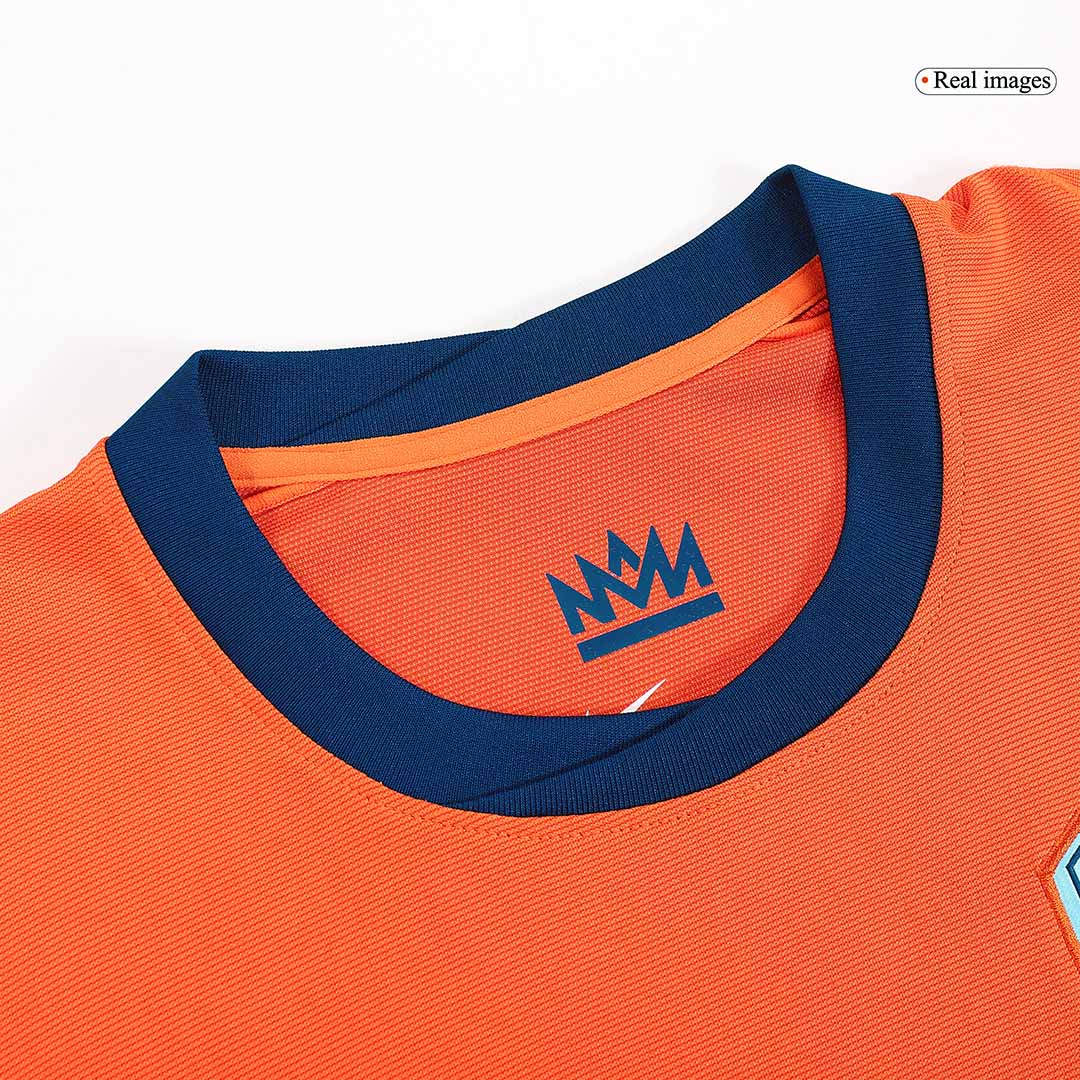 Netherlands Soccer Jersey Home Custom Shirt 2024