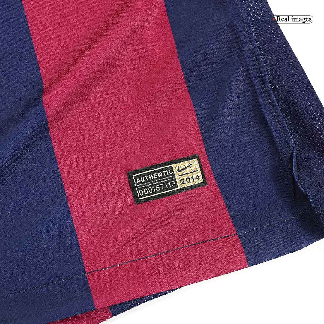 Camiseta retro de fútbol local del Barcelona #11 de NEYMAR JR 2014/15