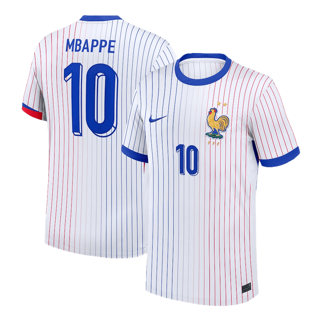 MBAPPE #10 France Soccer Jersey Away Custom Shirt 2024