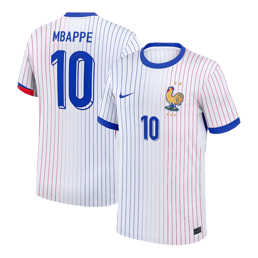 MBAPPE #10 France Soccer Jersey Away Custom Shirt 2024