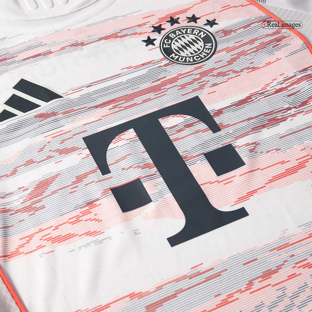 Authentic KANE #9 Bayern Munich Away Soccer Jersey 2025/26 White