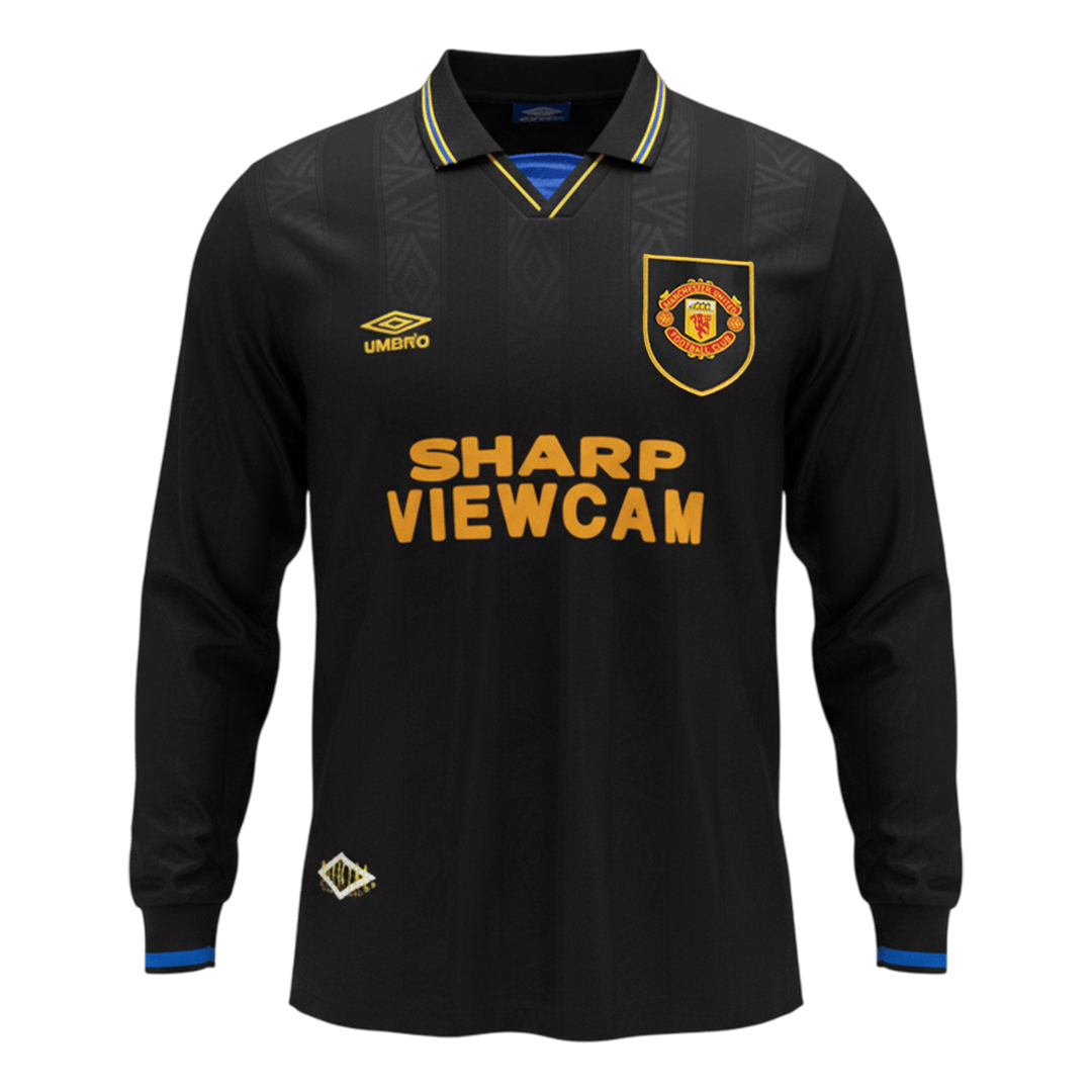 Retro Soccer Jersey Manchester United Away Long Sleeve 1993/94