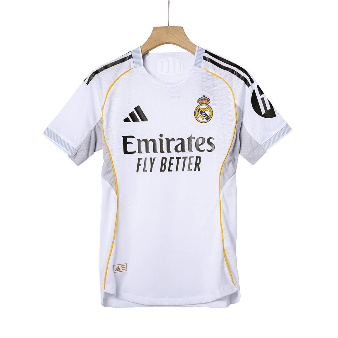 VALVERDE #8 Real Madrid Home Authentic Soccer Jersey 2025/26