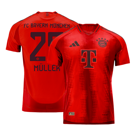 Authentisches MULLER #25 Bayern München Heim-Fußballtrikot 2024/25