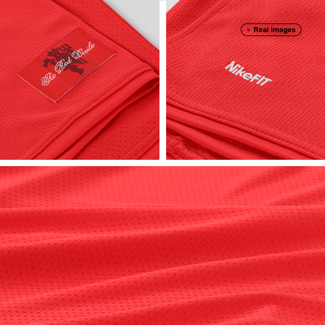 ROONEY #10 Manchester United Retro Jersey Home Soccer Shirt 2007/08