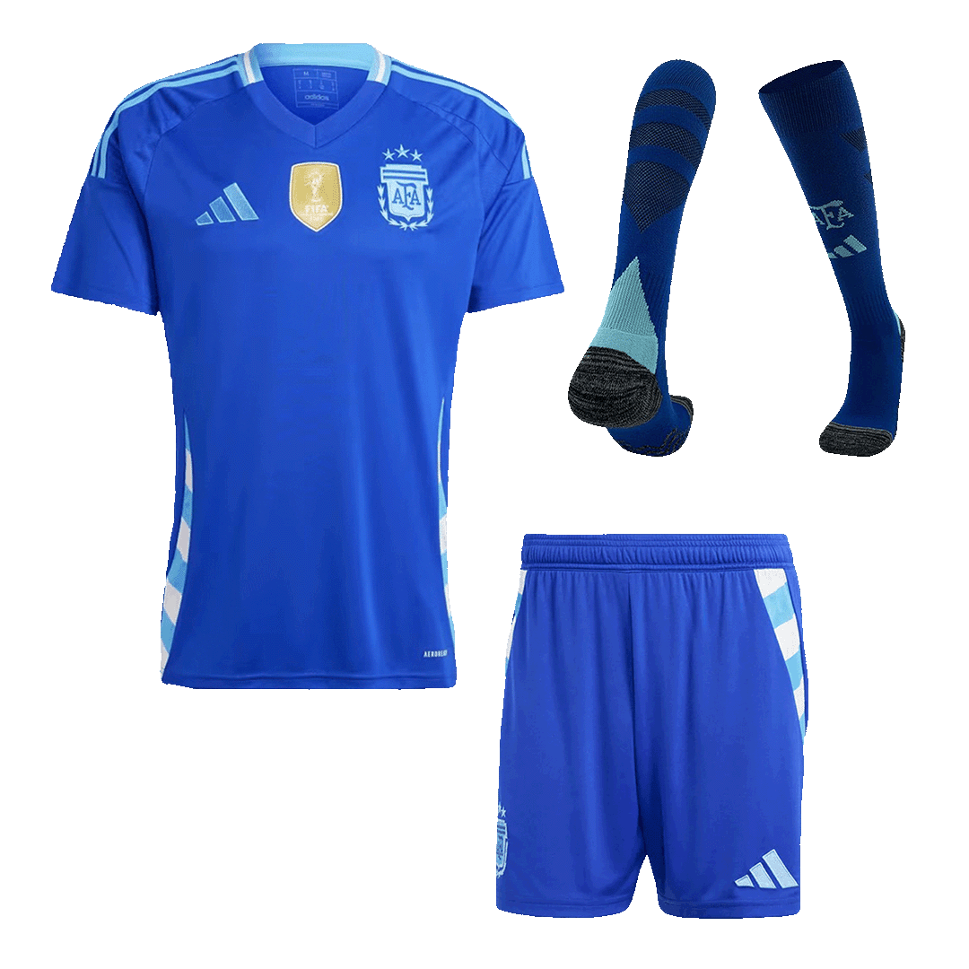 Argentina Away Custom Full Soccer Kit 2024