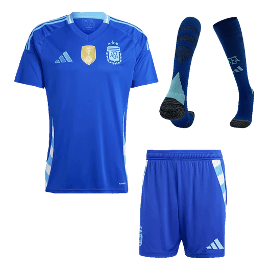 Argentina Away Custom Full Soccer Kit 2024