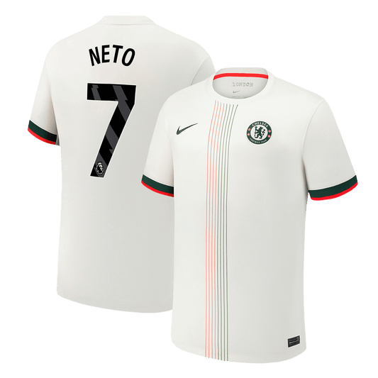 NETO #7 Chelsea Away Soccer Jersey 2025/26