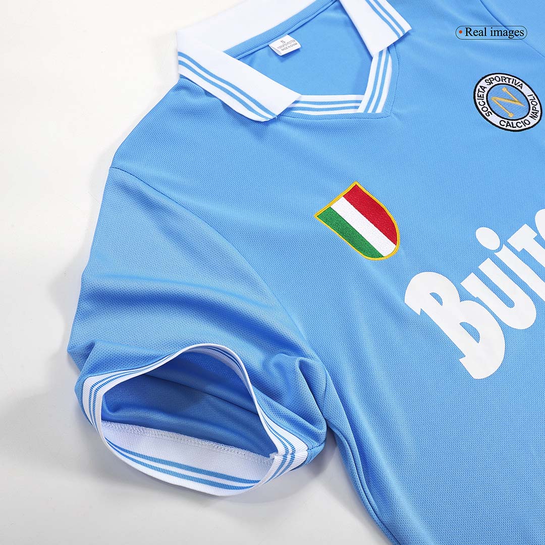 Retro 1986/87 Napoli Home Soccer Jersey