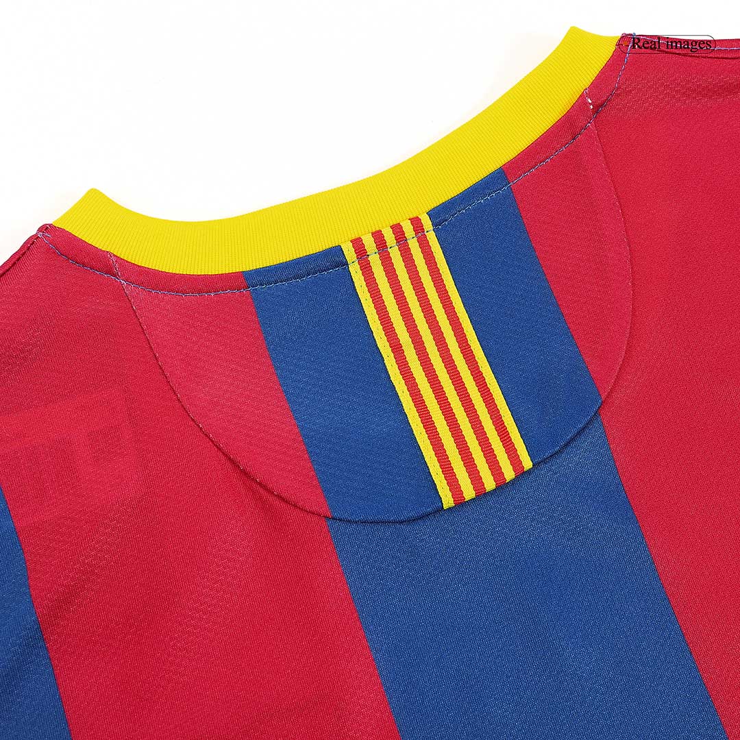Retro Jersey DAVID VILLA #7 Barcelona Retro Jersey Home Soccer Shirt 2010/11