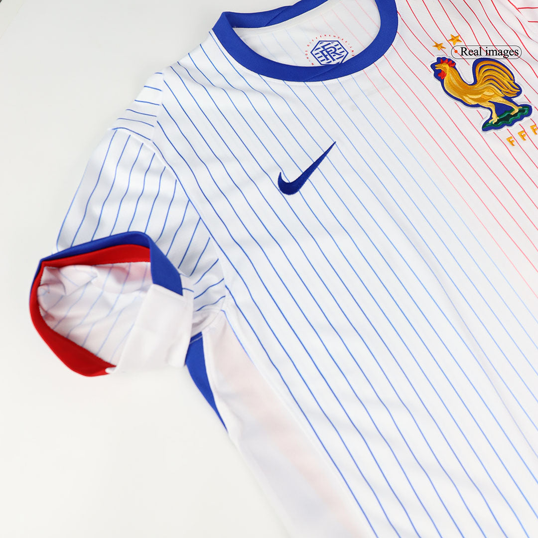 France Away Soccer Jersey Euro 2024