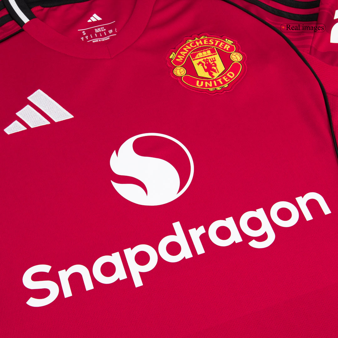 MOUNT #7 Manchester United Home Soccer Jersey 2025/26