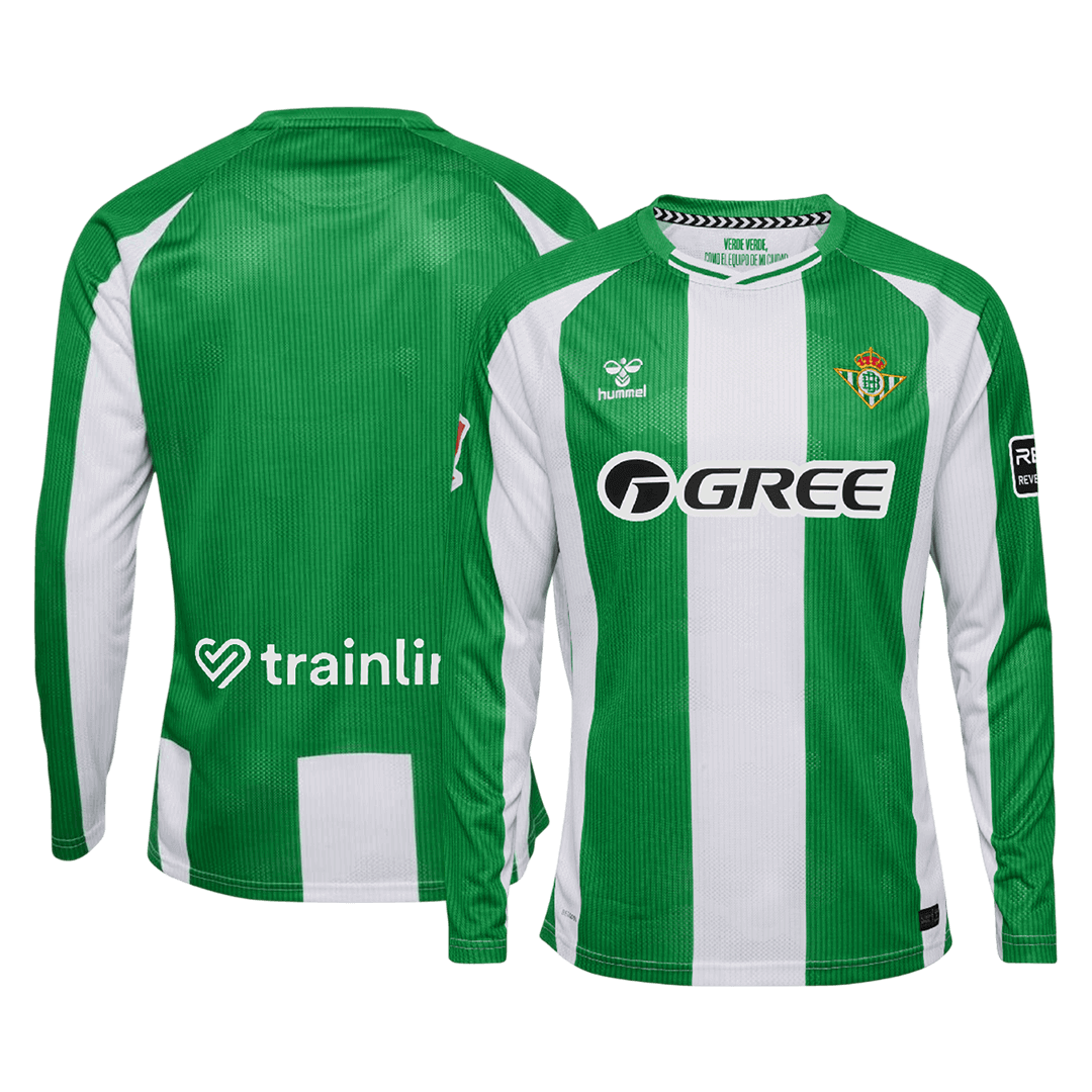 Real Betis Home Long Sleeve Jersey 2025/26