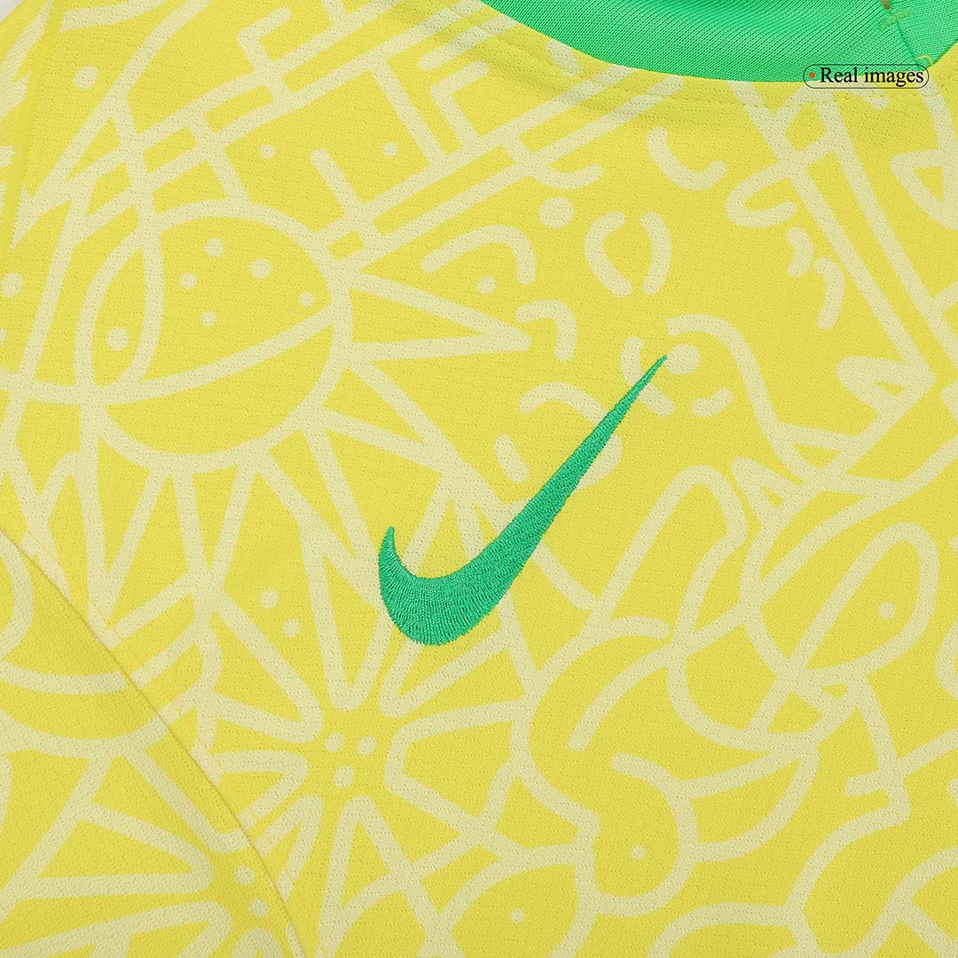 VINI JR. #7 Brazil Home Soccer Jersey Copa America 2024