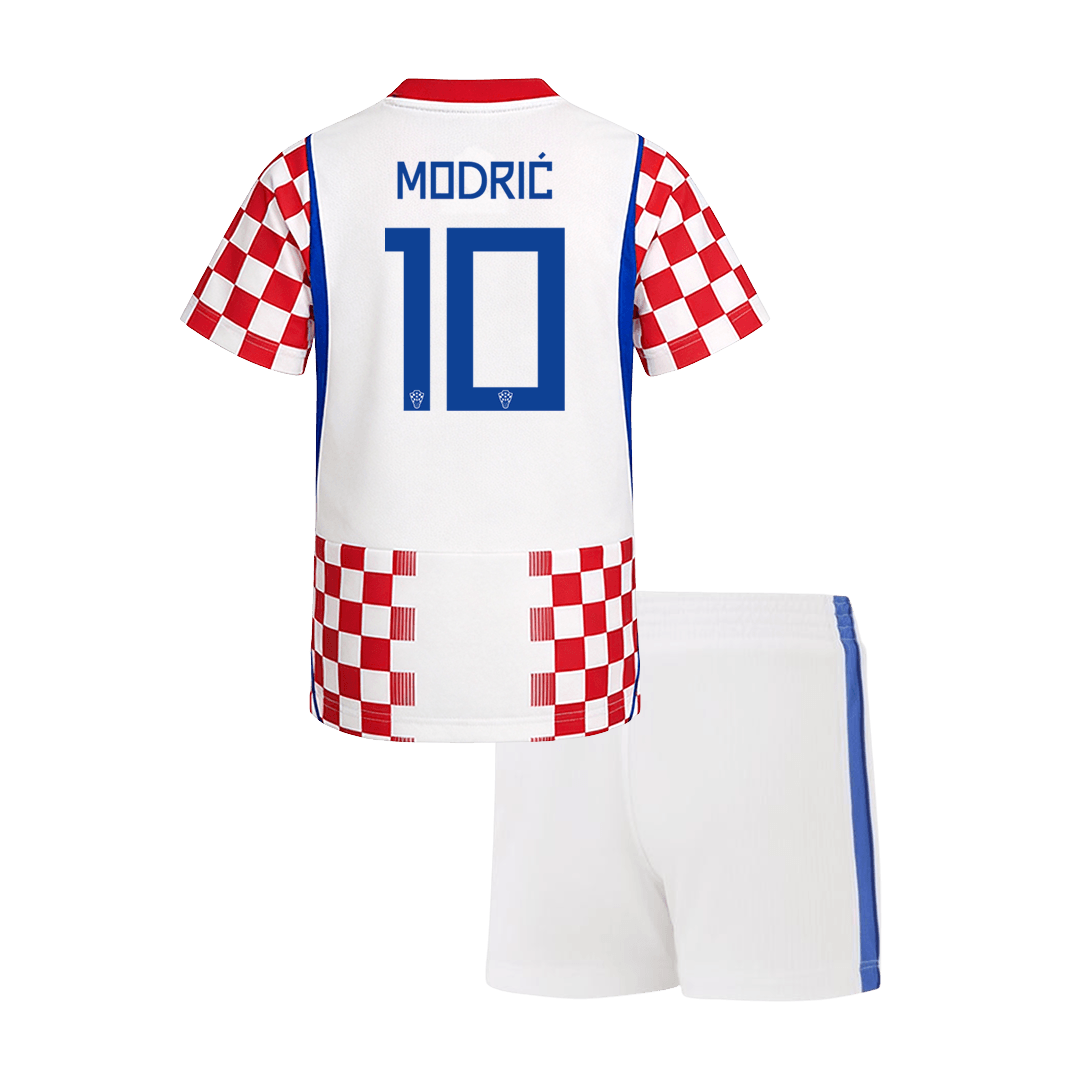 MODRIĆ #10 Croatia Home Kids Soccer Jerseys Kit World Cup 2026