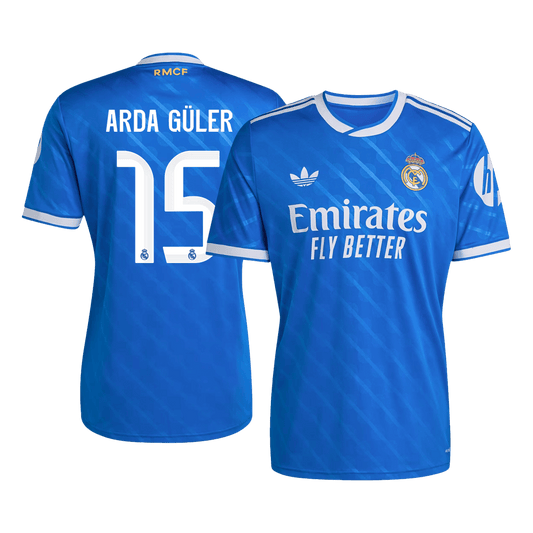 ARDA GÜLER #15 Real Madrid Third Away Soccer Jersey 2025/26