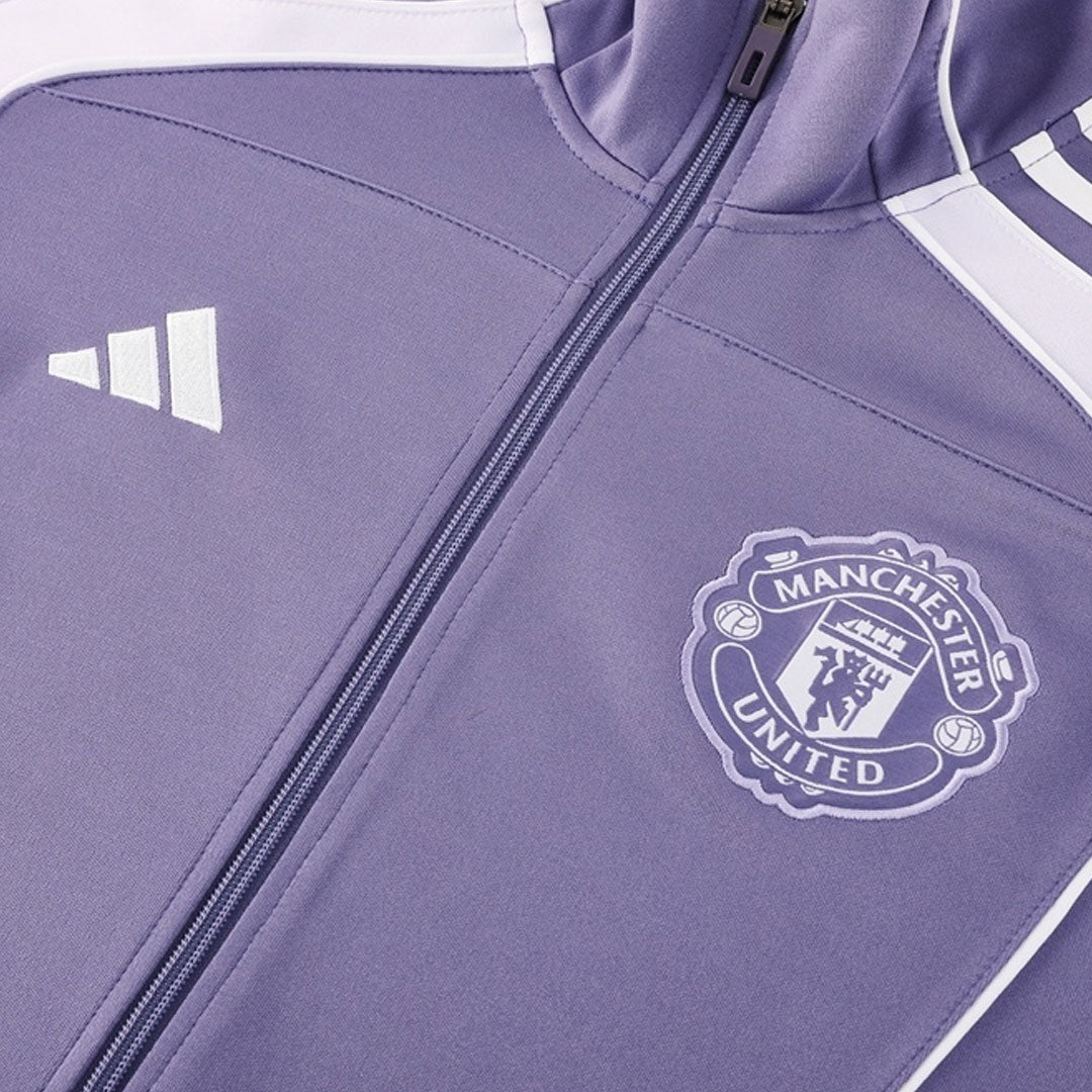 Manchester United Track Jacket 2025/26 - Purple