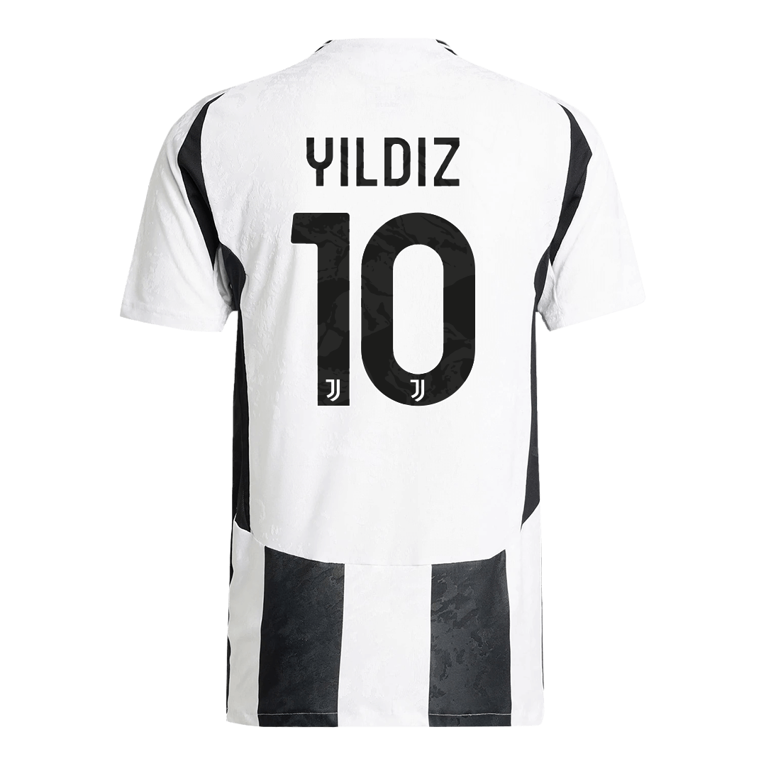 Authentisches YILDIZ #10 Juventus Heim-Fußballtrikot 2024/25 – Save The Children Sponsor