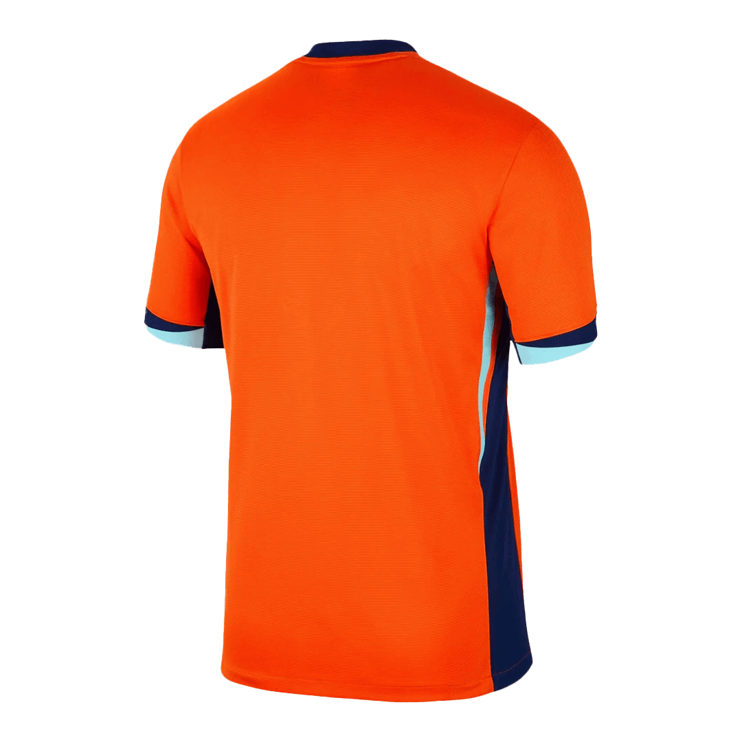 Netherlands Soccer Jersey Home Custom Shirt 2024