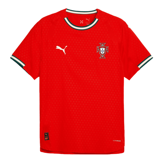 Authentisches Portugal-Heimtrikot 2025, Rot