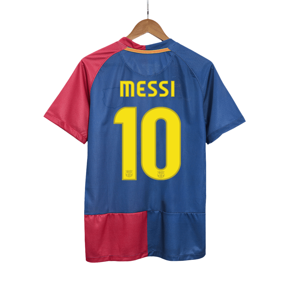 MESSI #10 Home Retro Jersey Soccer Jersey 2008/09 - UCL UCL Final