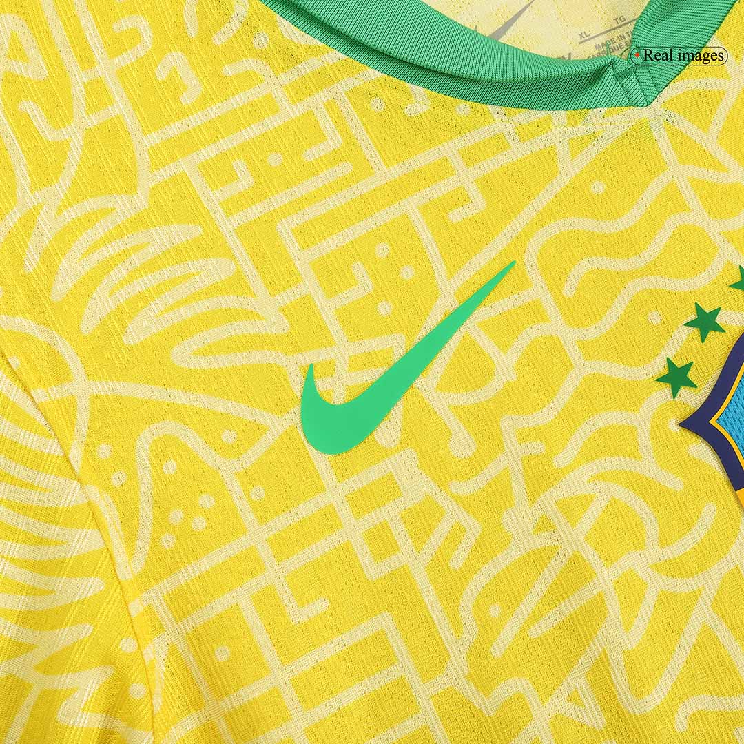 Authentic Brazil Home Soccer Jersey Copa America 2024