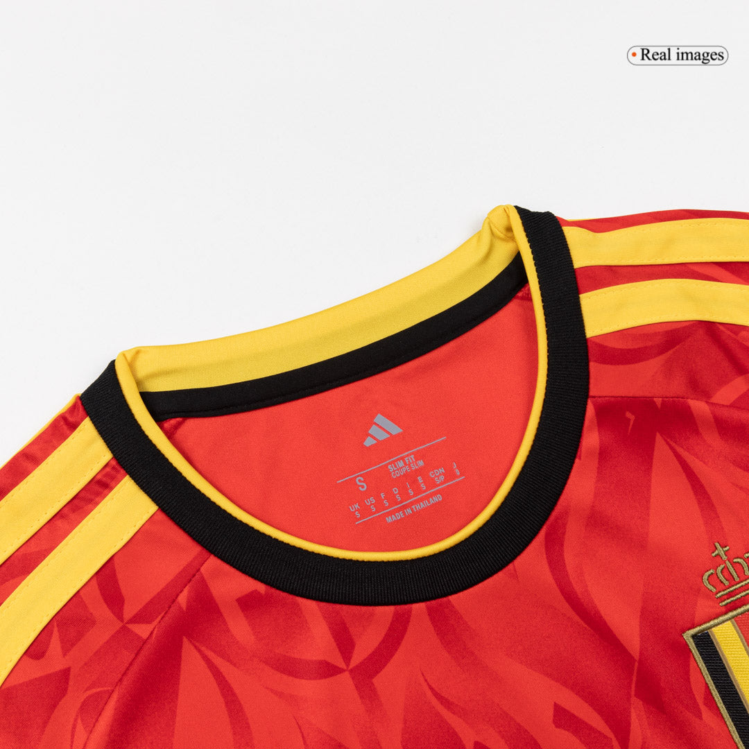 DE BRUYNE #7 Belgium Home Soccer Jersey World Cup 2026