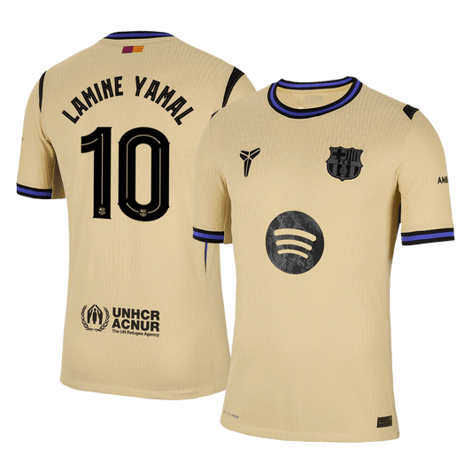 LAMINE YAMAL #10 Barcelona Away Authentic Soccer Jersey 2025/26 - UCL