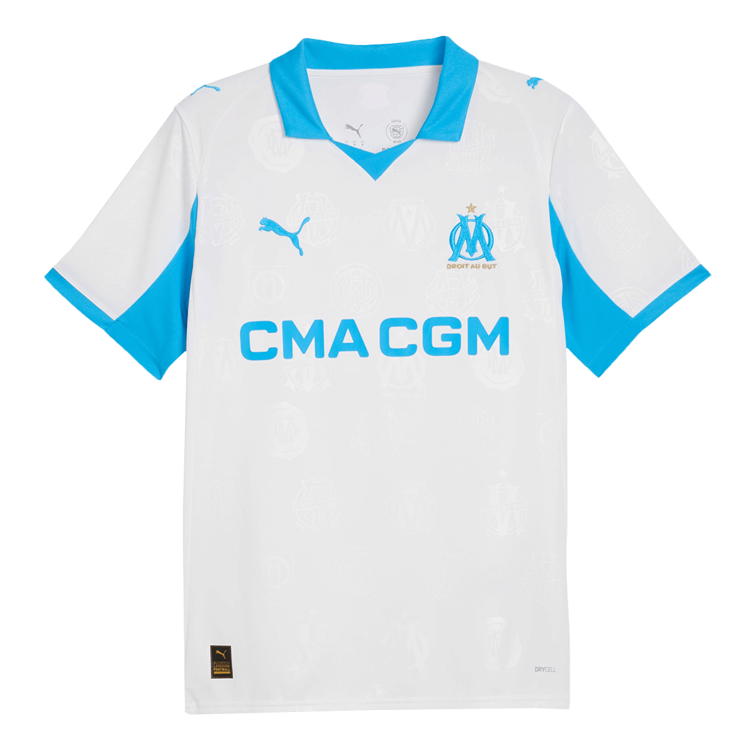 RABIOT #25 Marseille Home Soccer Jersey 2025/26