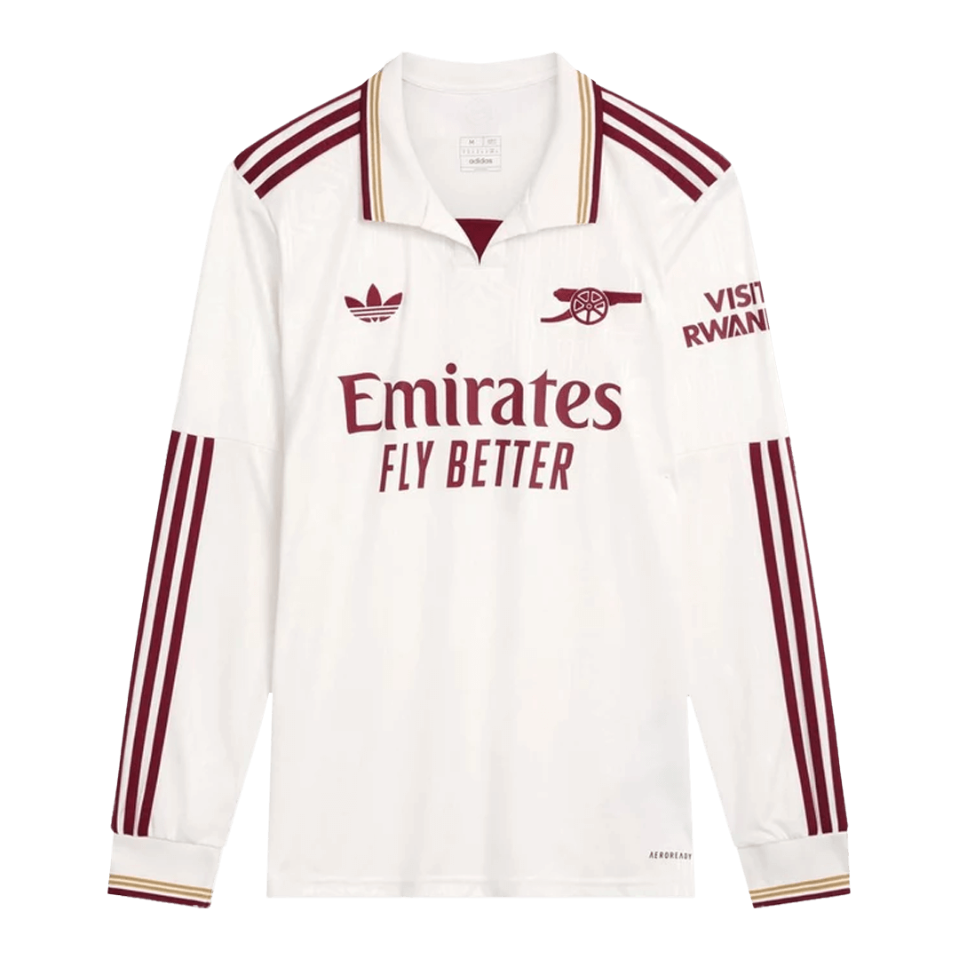Arsenal Third Away Long Sleeve Soccer Jersey 2025/26