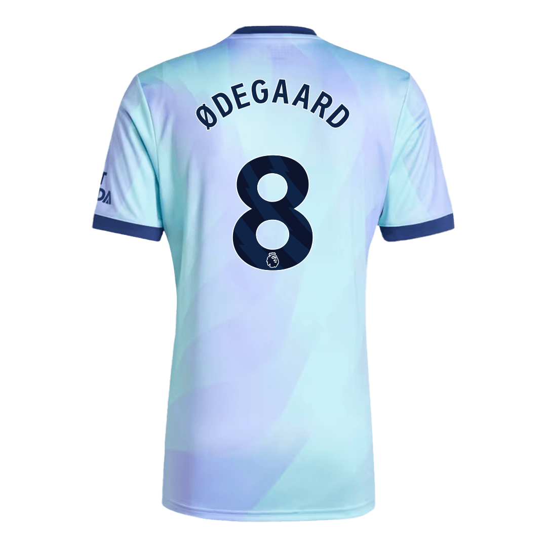 Ødegaard #8 Arsenal Third Away Soccer Jersey 2024/25