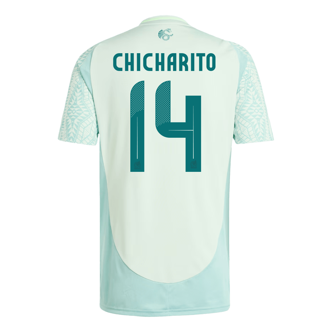 CHICHARITO #14 Mexico Soccer Jersey Away Custom Shirt 2024