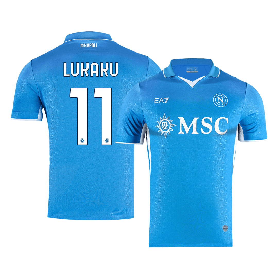 Authentic LUKAKU #11 Soccer Jersey Napoli Home Shirt 2024/25