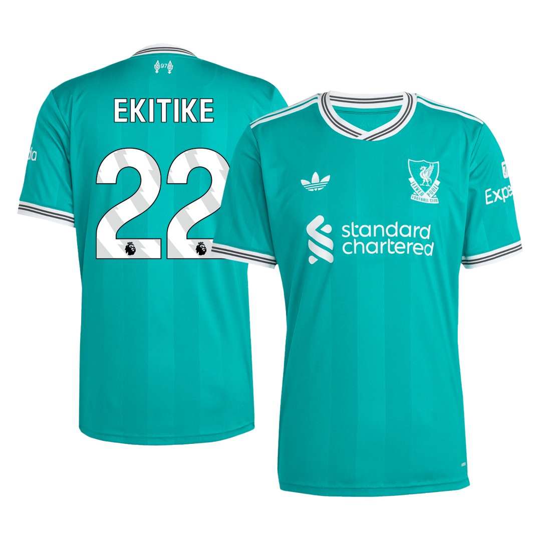 EKITIKE #22 Liverpool Third Away Soccer Jersey 2025/26