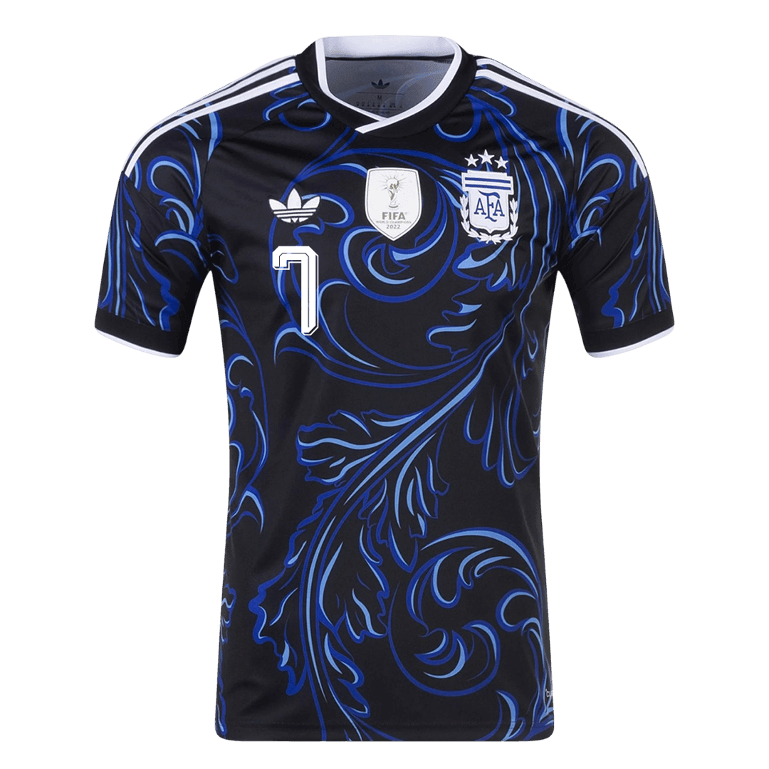 DE PAUL #7 Argentina Away Soccer Jersey World Cup 2026