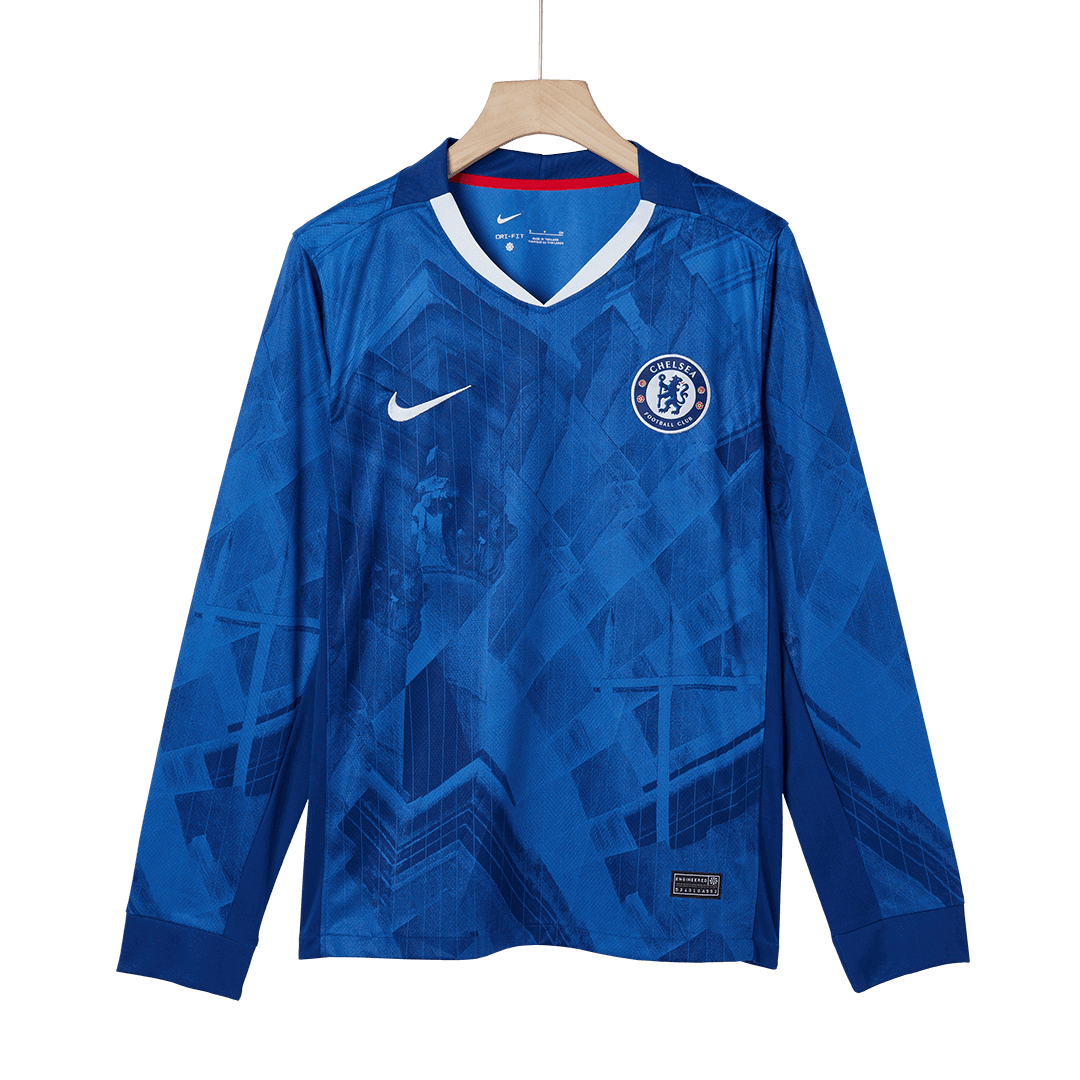 Chelsea Home Long Sleeve Soccer Jersey 2025/26