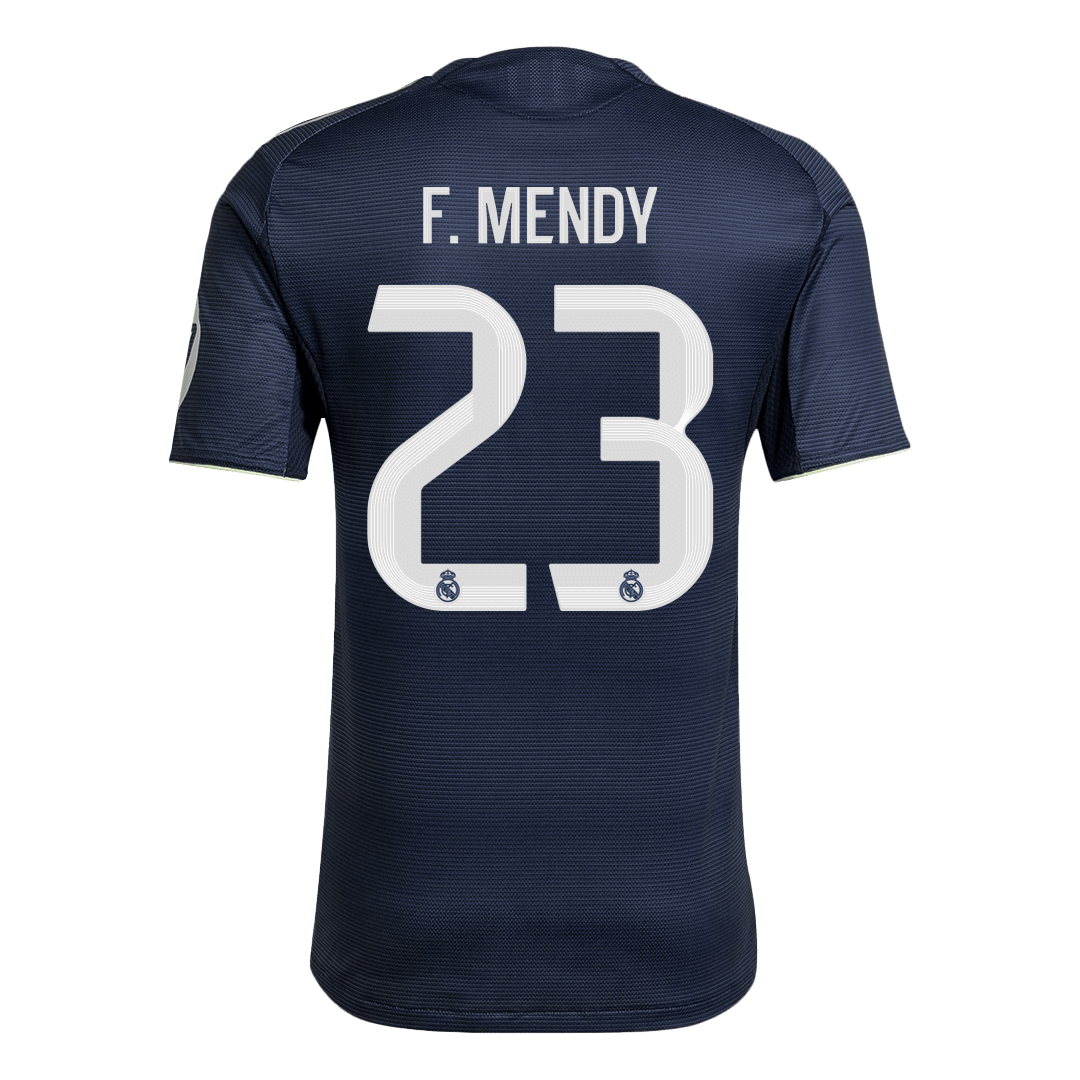 F.MENDY #23 Real Madrid Away Authentic Soccer Jersey 2025/26