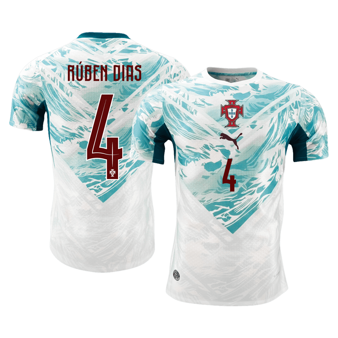 RÚBEN DIAS #4 Portugal Away Player Version Jersey World Cup 2026