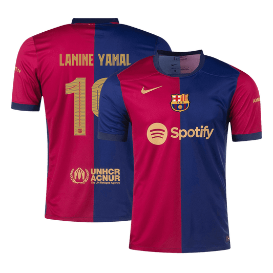 LAMINE YAMAL #19 Barcelona Home soccer jersey 2024/25 - UCL