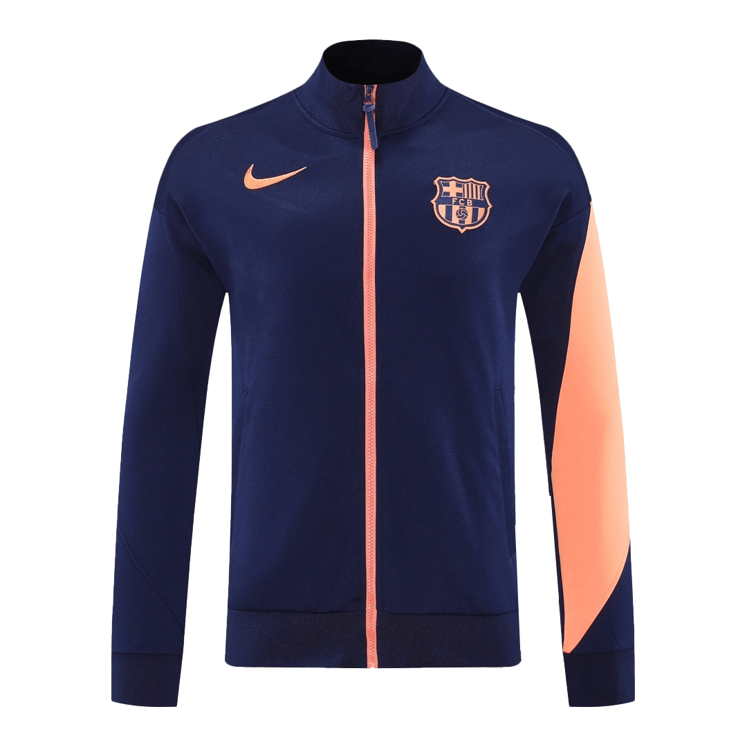 Barcelona Track Jacket 2025/26 - Navy&Orange