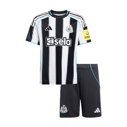 Newcastle United Home Kids Soccer Jerseys Kit 2025/26