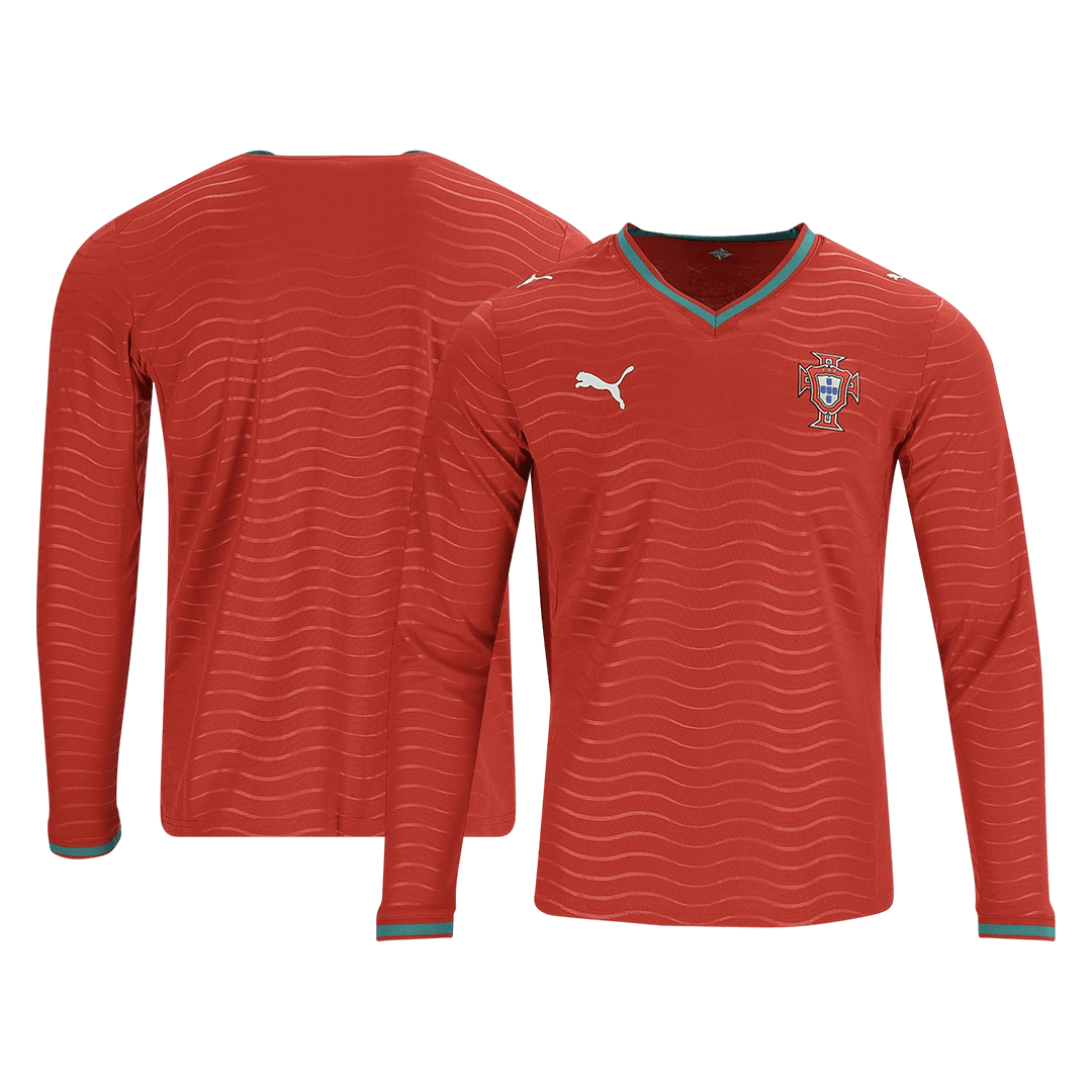 Portugal Home Long Sleeve Player Version Jersey World Cup 2026