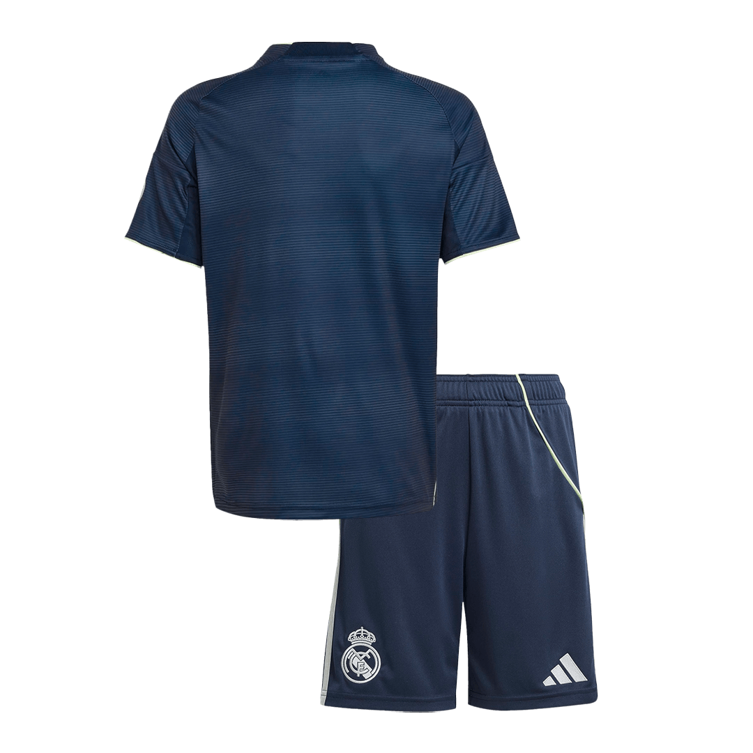 Real Madrid Away Kids Soccer Jerseys Kit 2025/26