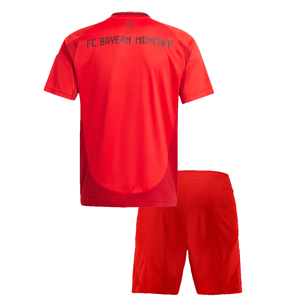 Kinder Bayern München Heim-Fußballtrikot-Set (Trikot + Shorts) 2024/25 Rot
